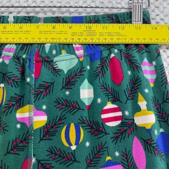 Hanna Andersson Pajama Pants Womens M Green Cream Christmas Bundle Pullon Fitted - Picture 9 of 16